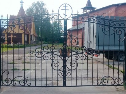 Кованые ворота Арт.ВХК-66 фото 1